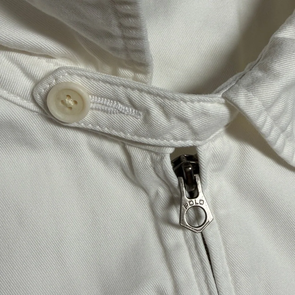 Polo Ralph Lauren Men’s‎ White Zip Cotton Bomber Jacket XXL